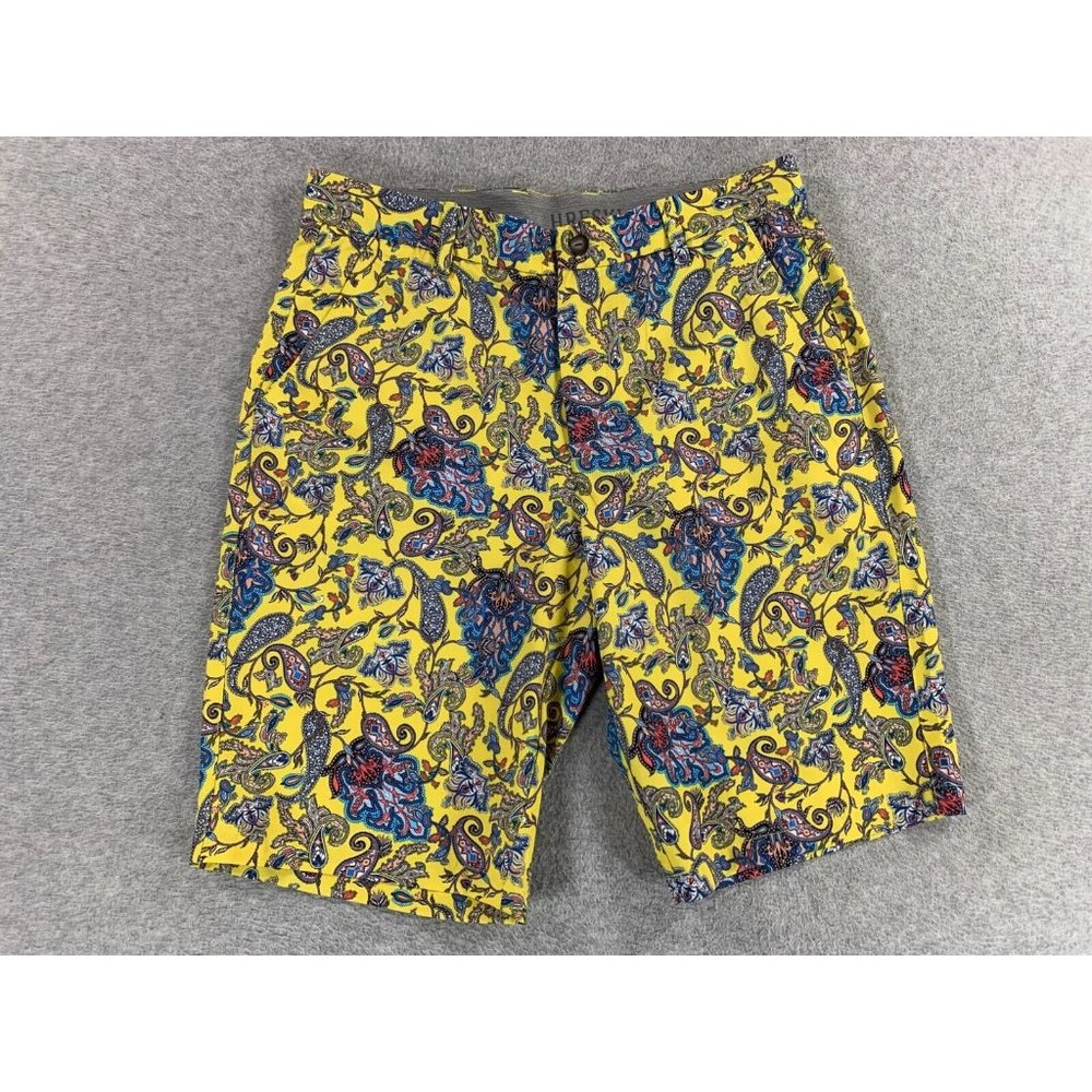 Hreski Vibrant Casual Golf‎ Shorts (Men's Size 30) Yellow